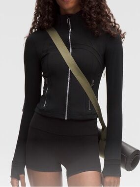 NWOT 🍋Lululemon Black Define Cropped Jacket Size 8